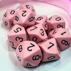 Opaque Pastel Pink/black