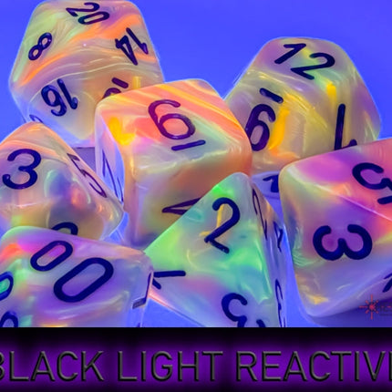 Festive Mega-hedral Circus/black 7-Die set