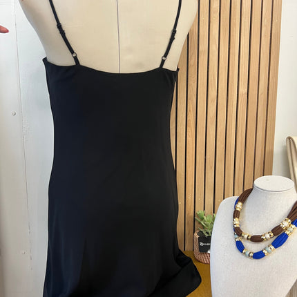Black Cowl Neck Dress