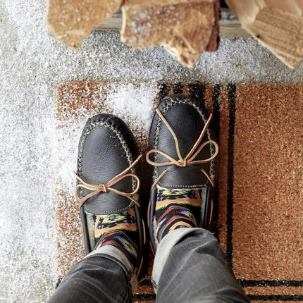 Minnetonka Sheepskin Moose Slipper - Mens Slippers