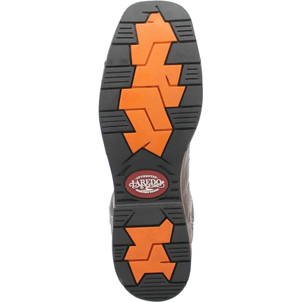 Laredo Hawke (Broad Square) - Men's Leather Cowboy Work Boot