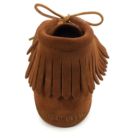 Minnetonka Classic Fringe Softsole Boot - Mens Boots