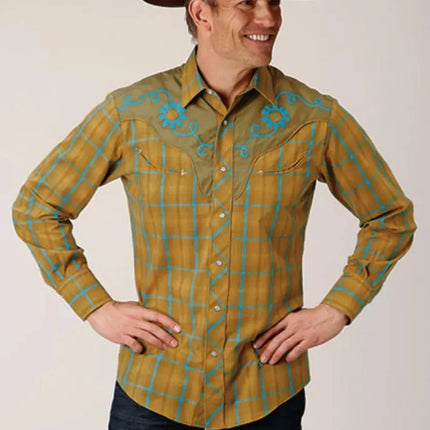 Roper Butterscotch (Yellow) - Men's Western Shirt