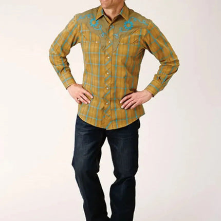 Roper Butterscotch (Yellow) - Men's Western Shirt
