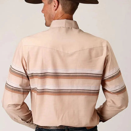 Roper Sandy Trails (Tan) - Men's Western Shirt