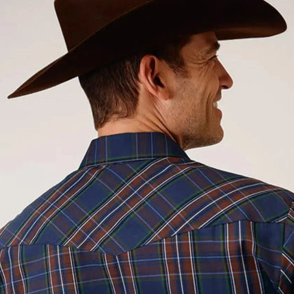Roper Midnight Delight (Blue) - Men's Western Shirt