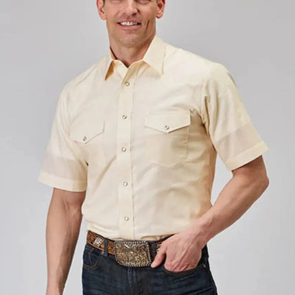 Roper Cattleman (Cream) - Men's Western Shirt