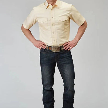 Roper Cattleman (Cream) - Men's Western Shirt