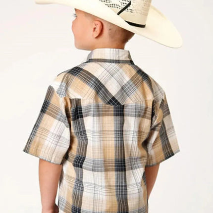 Roper Buckaroo (Black) - Boy's Western Shirt