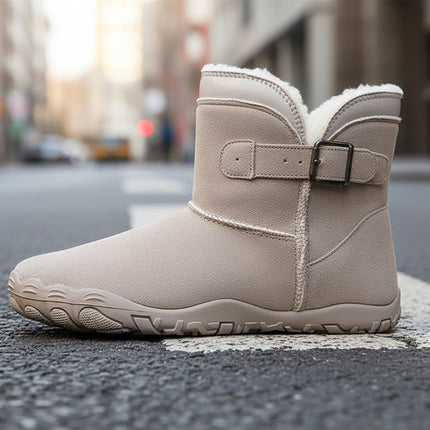 Unisex Warm Fleece-Lined Snow Boots – Anti-Slip Winter Boots