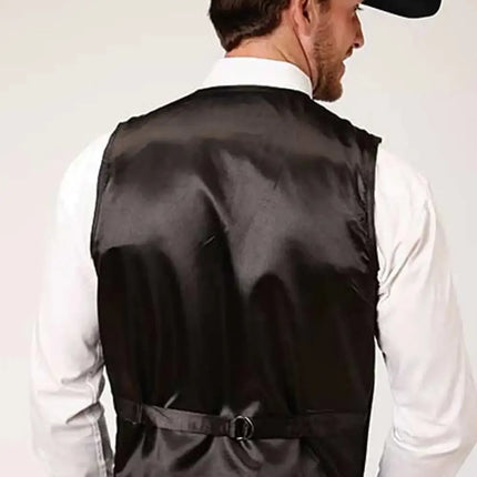 Roper Classic Suede Leather (Black) - Men's Vest