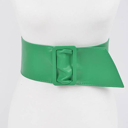 Faux Leather Waist Belt