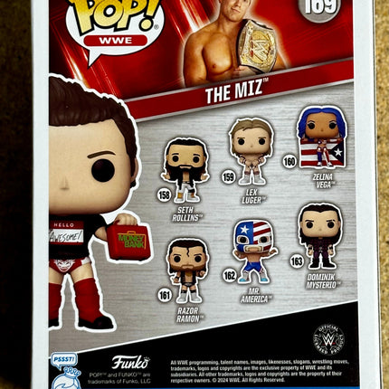 Funko Pop! WWE The Miz With WWE Championship Belt & MITB Briefcase #169 2024