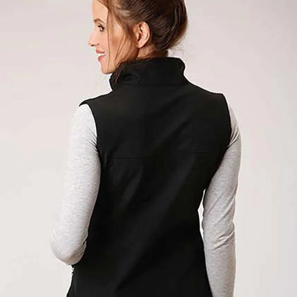 Roper Softshell Vest with Fleece Lining (Black) - Women's Vest