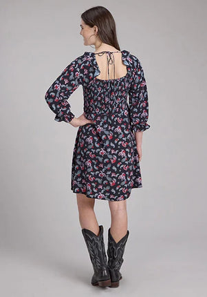 Roper 2225 Riders Printed (Black) - Women's Dress