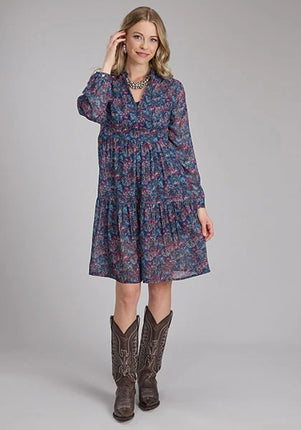 Roper 2136 Gem Floral (Multi) - Women's Dress