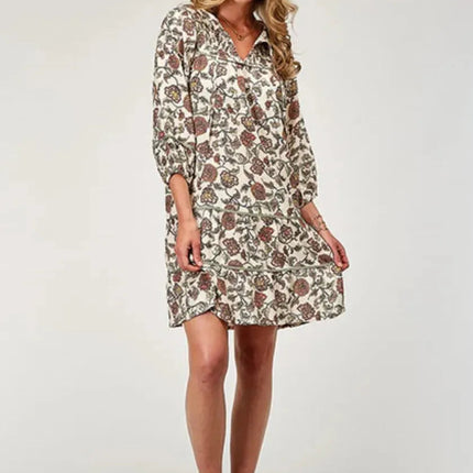 Roper Vintage Floral (White) - Women's Dress