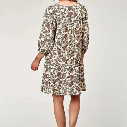 Roper Vintage Floral (White) - Women's Dress