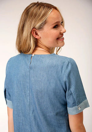 Roper 1619 Denim (Blue) - Women's Dress