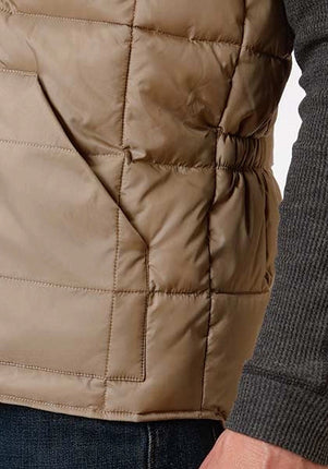 Roper 1473 Poly Filled (Khaki) - Men's Vest