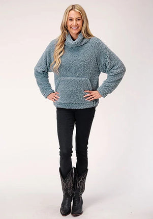 Roper 1346 Polar (Blue) - Women's Fleece Pullover