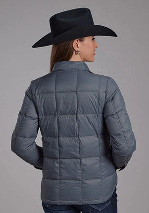 Roper 2165 Parachute Pockets (Steel) - Women's Nylon Jacket