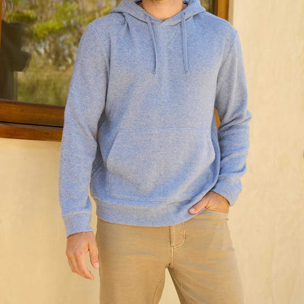 Justin Cashmist Fleece Hoodie - Blue Heather
