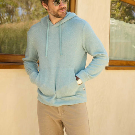 Justin Cashmist Fleece Hoodie - Aqua Heather