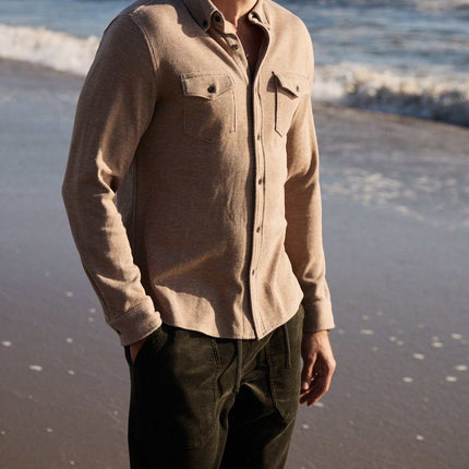 Brian Corduroy Shirt - Chinchilla