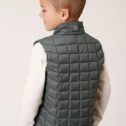 Roper Boy's Lightweigth Puffer Vest (Sage) - Children's Vest
