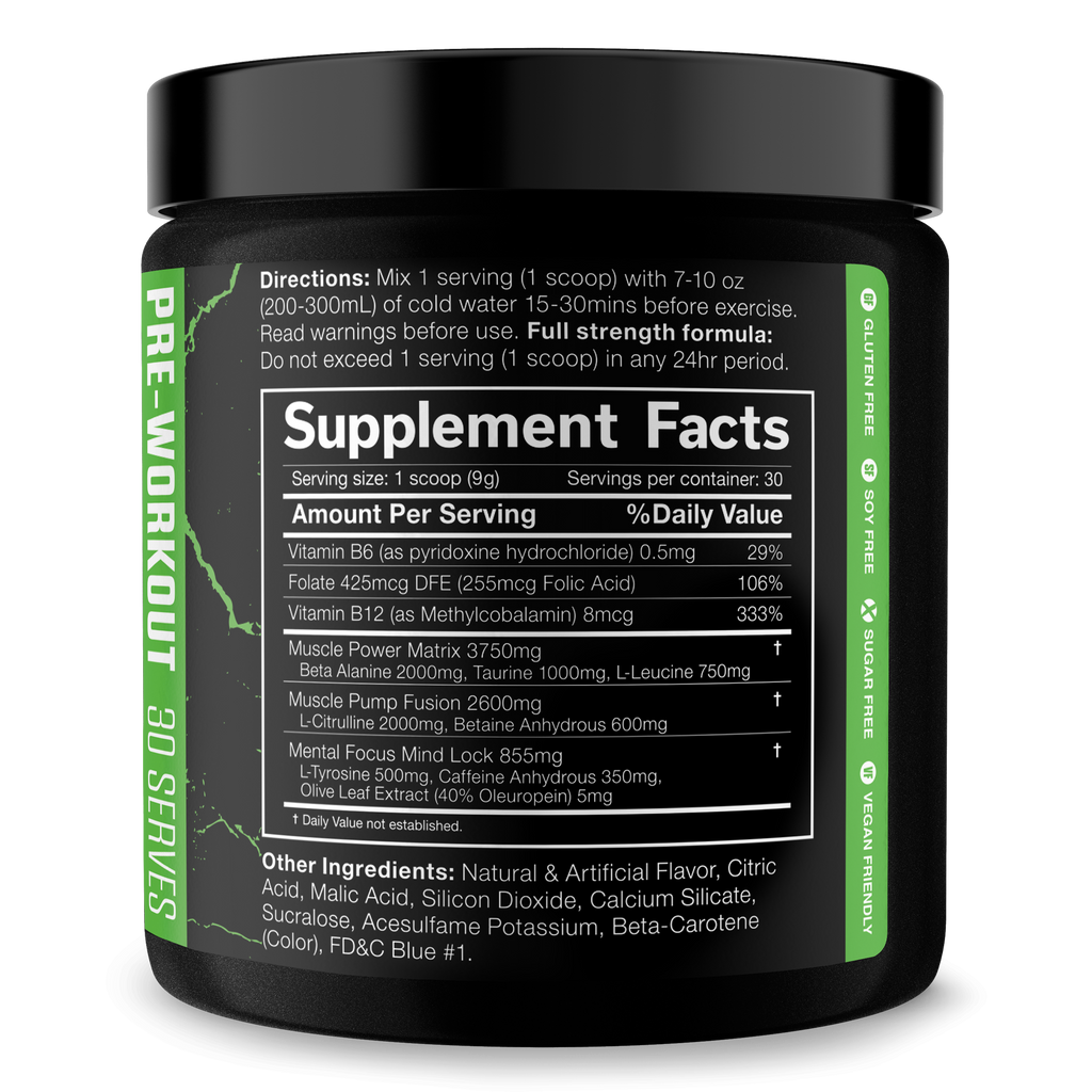 The Shadow! Pre-Workout