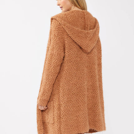 Lovestitch Hooded Cardigan with Pockets