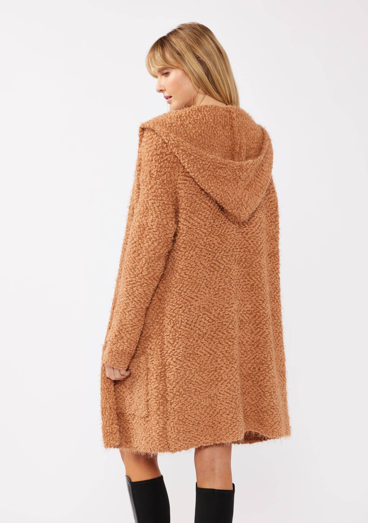 Lovestitch Hooded Cardigan with Pockets