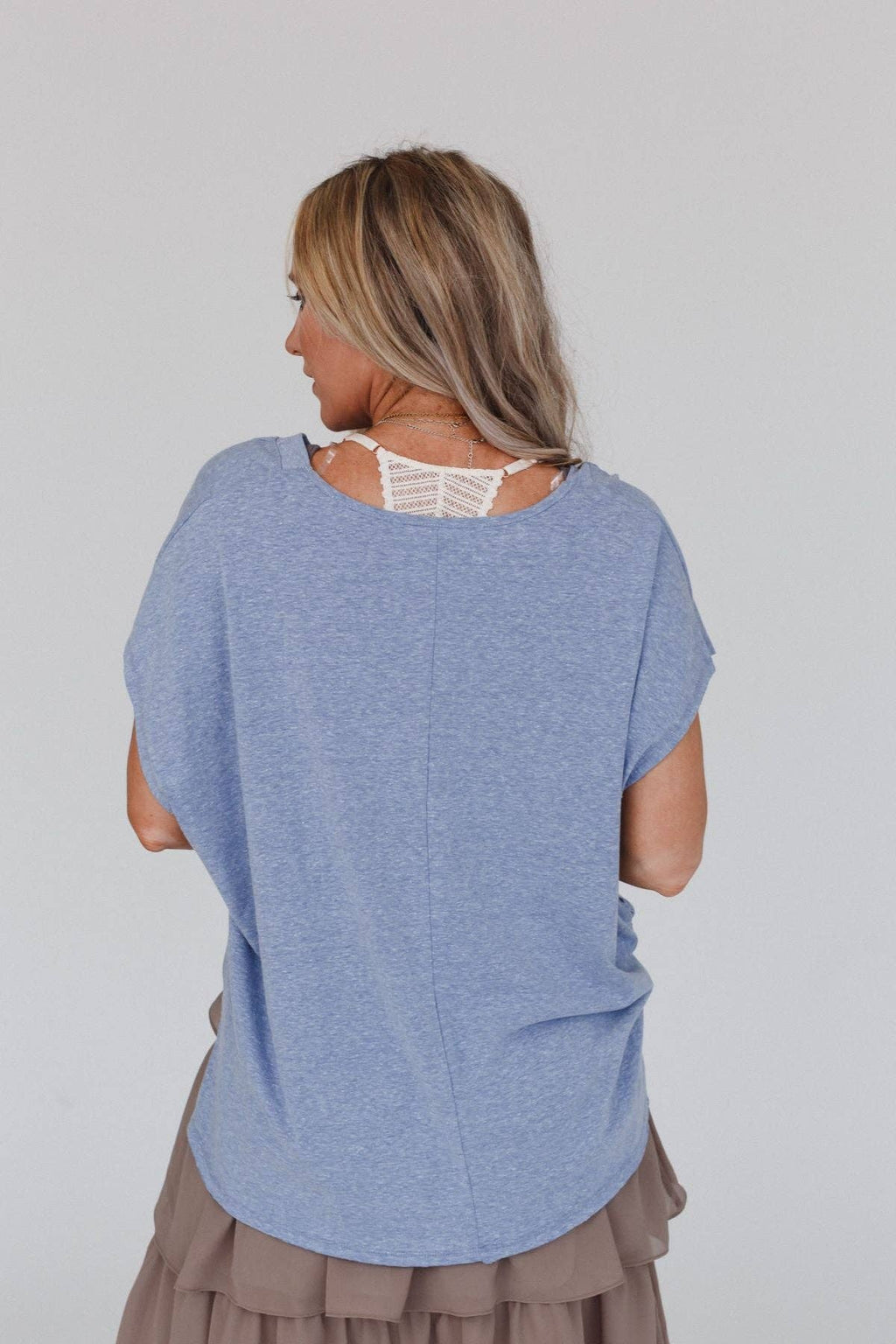 Camden Lace V Neck Top