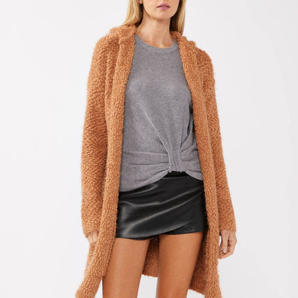 Lovestitch Hooded Cardigan with Pockets