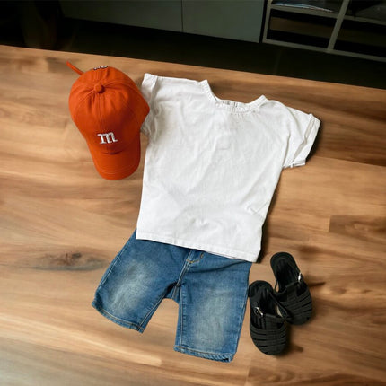 M&M Inspired Kids Baseball Hat – Toddler Sun Cap with Adjustable Strap (Ages 1–4)