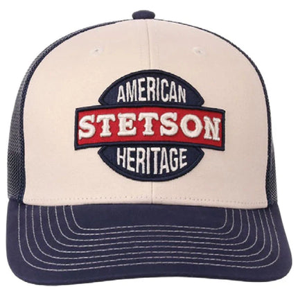 Stetson American Heritage (Cream/Navy) - Trucker Cap