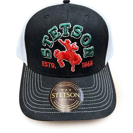 Stetson Bronco Rider (Black) - Trucker Cap