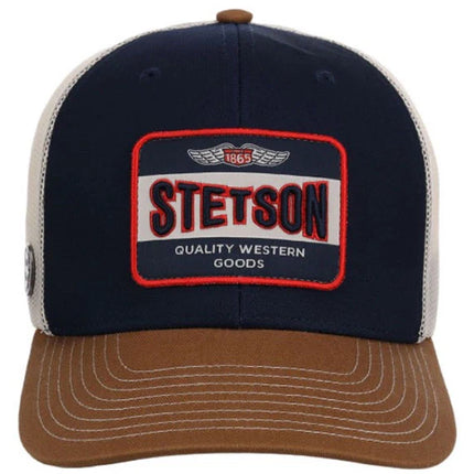 Stetson Quality Western (Navy/Brown) - Trucker Cap
