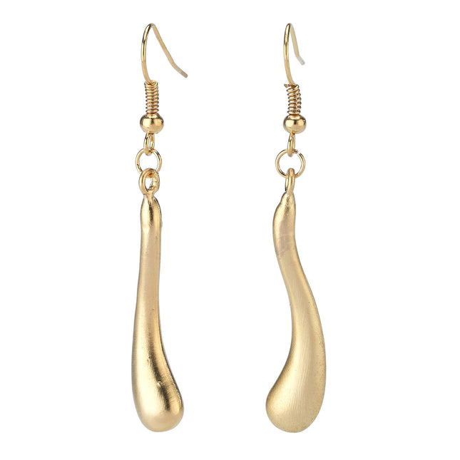 Swirl drop earrings