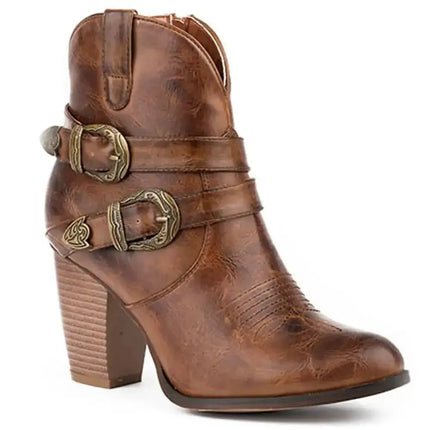 Roper Maybelle (Brown) - Women's Cowgirl Boot (Closeout)