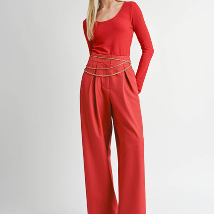 Garnet Wide Leg Trouser