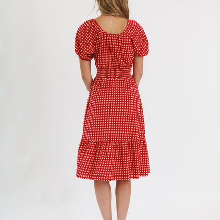 Sweetheart Smocked Dress