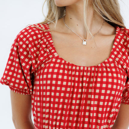 Sweetheart Smocked Dress