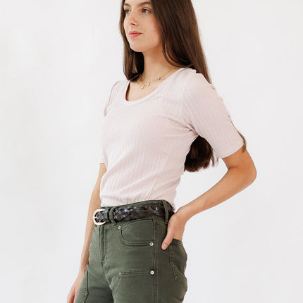 Pointelle Perfection Tee