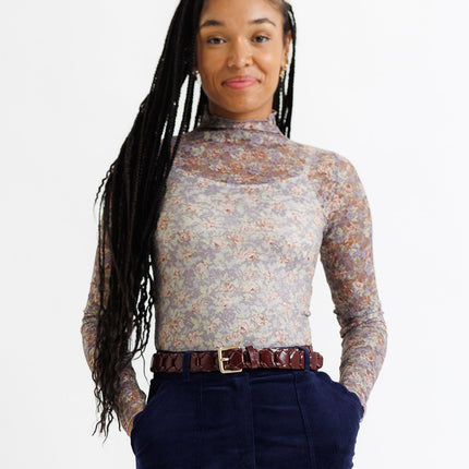 Floral Lace Layering Top