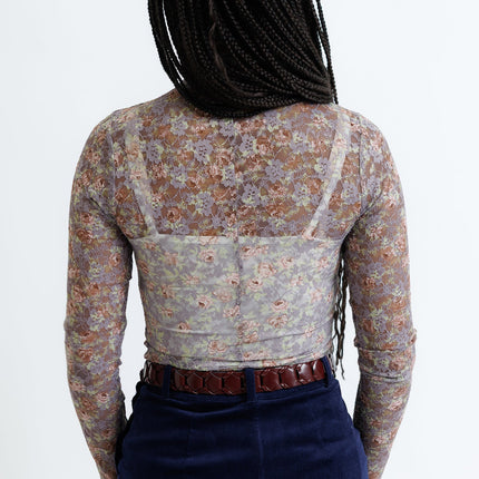 Floral Lace Layering Top