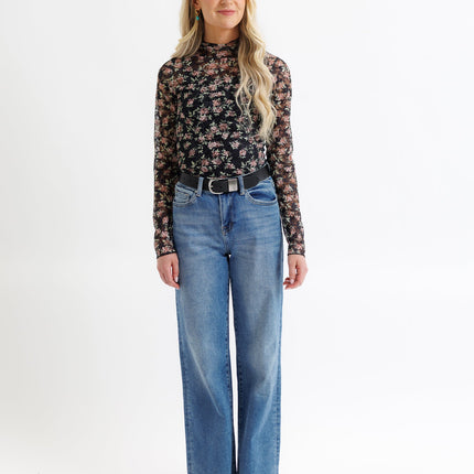 Floral Lace Layering Top