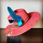 Blue Turquoise and Blue Feather