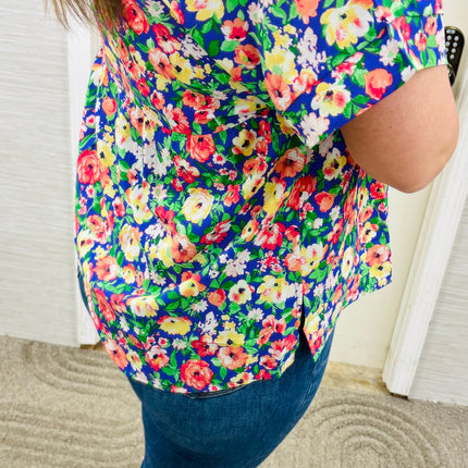 Purple Sunset Fields Blouse